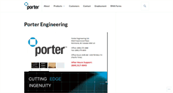 Desktop Screenshot of portereng.com